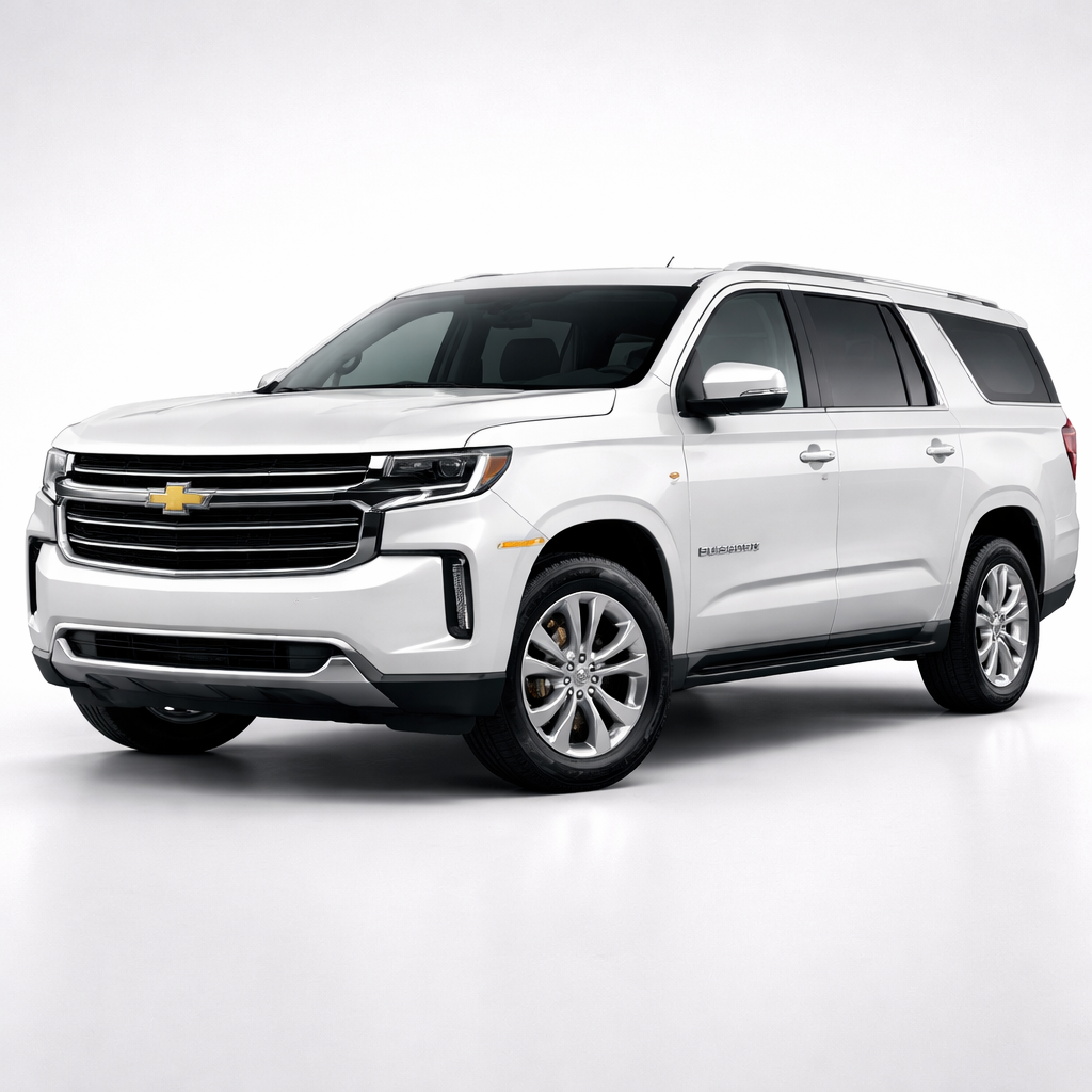 Luxury White Chevrolet Suburban